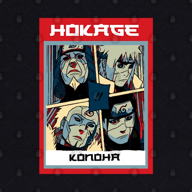 hokage konoha by FIFTY CLOTH